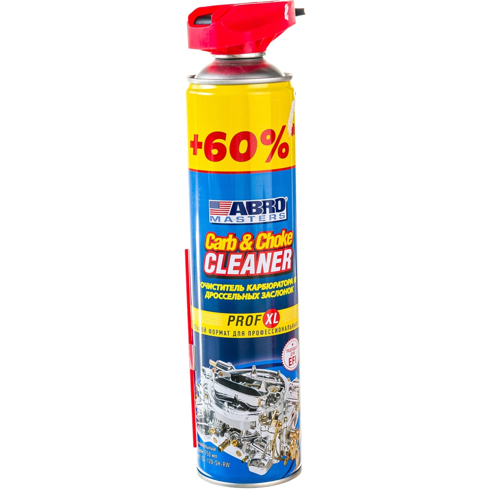 Очиститель карбюратора ABRO MASTERS PROF XL спрей 650 мл, шт CC-120-SH ...
