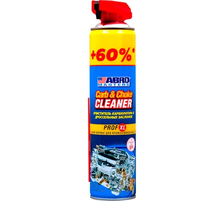 Очиститель карбюратора ABRO MASTERS PROF XL спрей 650 мл, шт CC-120-SH-RW