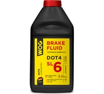 Тормозная жидкость WOG DOT 4, SL6, 0.5 л WGC0142