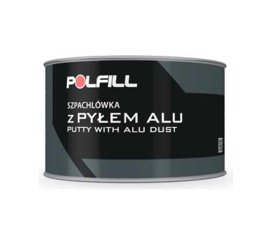 Шпатлевка с алюминиевым порошком POLFILL 500 г 13-000020 1