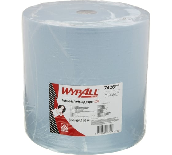 Протирочный материал для удаления загрязнений на производстве Kimberly-Clark WypAll L30, рулон 7426 1