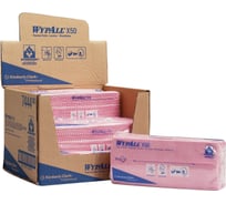 Протирочный материал Kimberly-Clark WypAll X50 сложенные, красный 7444