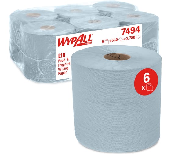 Протирочный материал для пищевой промышленности и общей очистки Kimberly-Clark WypAll L10 7494