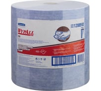 Протирочный материал Kimberly-Clark WypAll X90, большой рулон, синий 12889