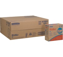 Протирочный материал Kimberly-Clark WypAll X60, коробка Рор-Up, белый 8376