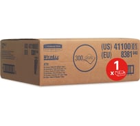 Протирочный материал Kimberly-Clark WypAll X70, упаковка Rag Box, белый 8381