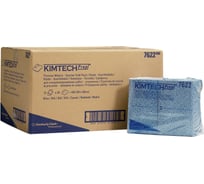 Протирочные салфетки Kimberly-Clark Kimtech сложенные в 1/4, синий 7622