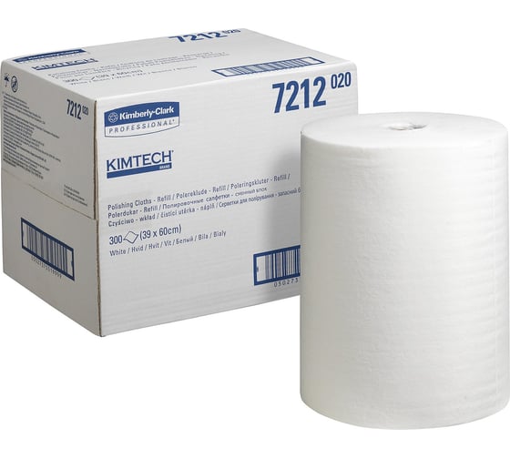 Полировочные салфетки Kimberly-Clark Kimtech сменный блок, белый 7212