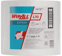 Протирочные салфетки Kimberly-Clark WypAll L10 EXTRA+ большой рулон, белый 7473