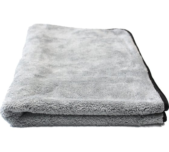 Микрофибровое полотенце для сушки кузова MaxShine серое, 500 г/м2, 40x60 см 1194060G 015857