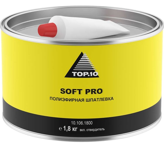 Шпатлевка TOP.10 SOFT PRO, 1,8 кг 10.106.1800. 1