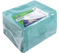 Нетканый протирочный материал PROBOS SIGMA 8601G, зеленый, гладкое тиснение, 30x38см, 100 листов/уп 8601G100