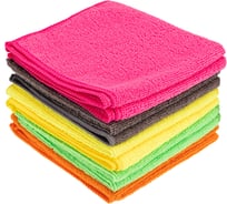 Микрофибра автомобильная REXANT 30x30см, 200 гр/м2, 10 шт 80-0801