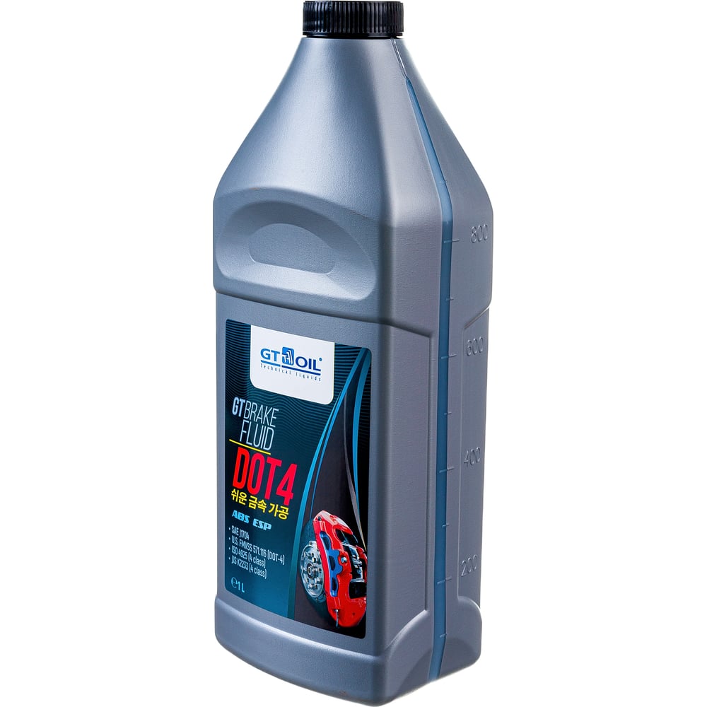 Тормозная жидкость GT OIL Brake Fluid DOT 4, 1 л 8809059410226 ...
