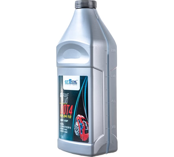 Тормозная жидкость GT OIL Brake Fluid DOT 4, 1 л 8809059410226