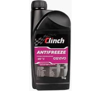 Антифриз Clinch фиолетовый G12 EVO -40, канистра 1 кг 311271Е