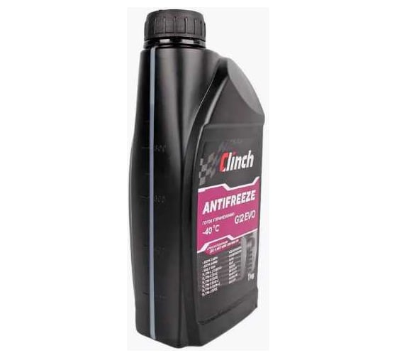 Антифриз Clinch фиолетовый G12 EVO -40, канистра 1 кг 311271Е