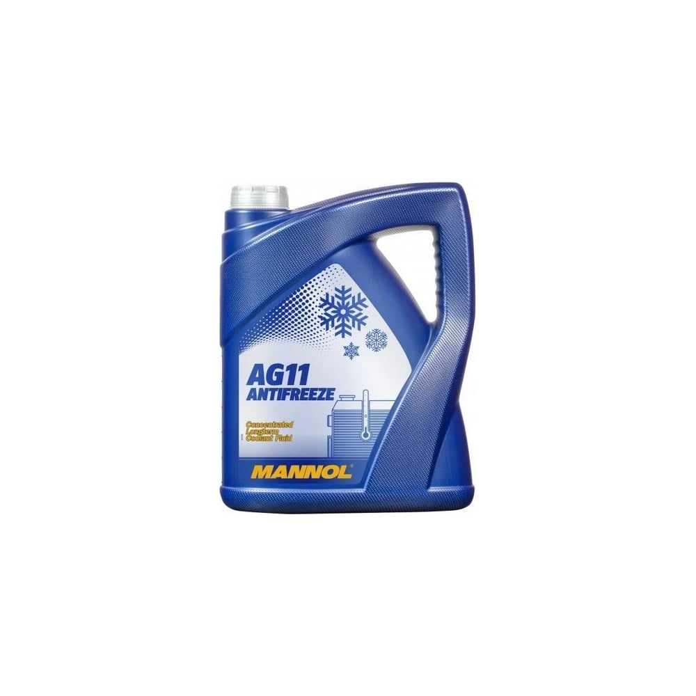 Концентрат антифриз MANNOL ANTIFREEZE LONGTERM AG11 синий, 5 л 2031 ...