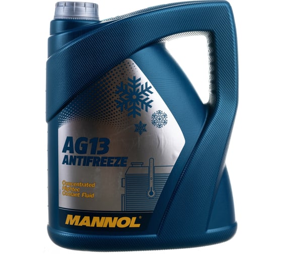 Концентрат антрифриз MANNOL ANTIFREEZE AG13 HIGHTEC 5 л, зеленый 2035