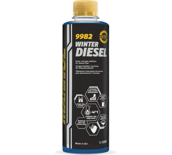 Зимний антигель дизельного топлива MANNOL WINTER DIESEL 1 л 2128