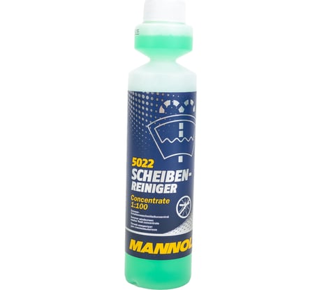 Летняя добавка в бачок омывателя MANNOL SCHEIBEN-REINIGER 1/100, 250 мл 2239