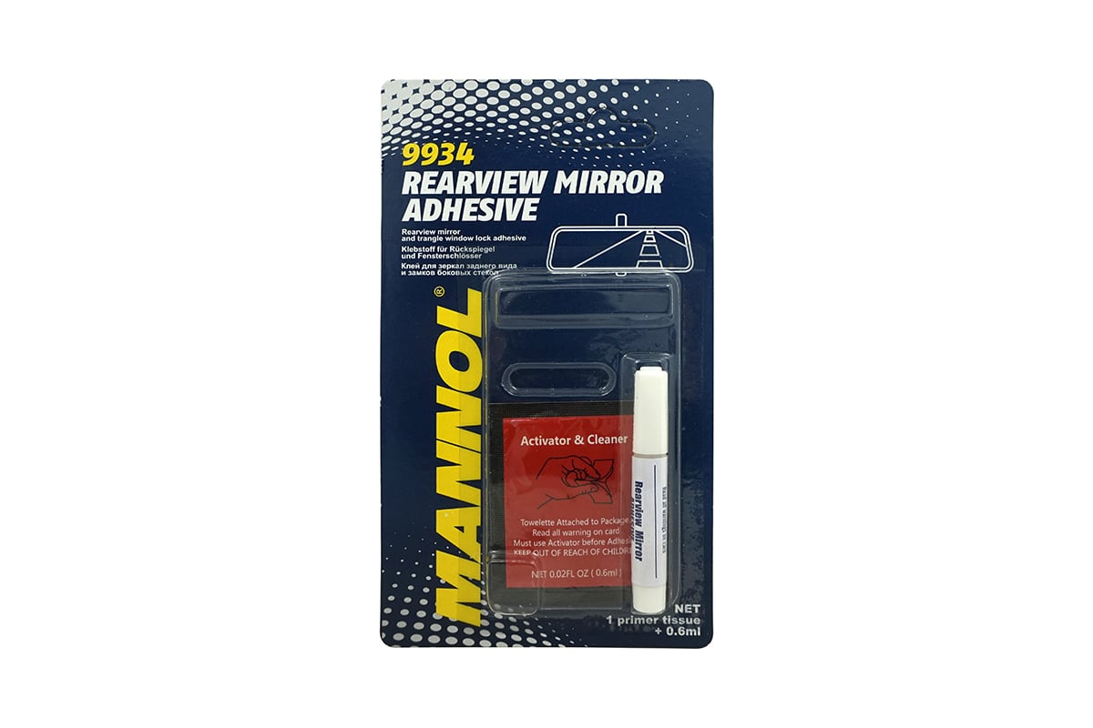 Клей для зеркал заднего вида MANNOL Rearview Mirror Adhesive, 2х0.6 мл 2456