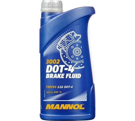 Тормозная жидкость MANNOL DOT-4 500 мл 8940