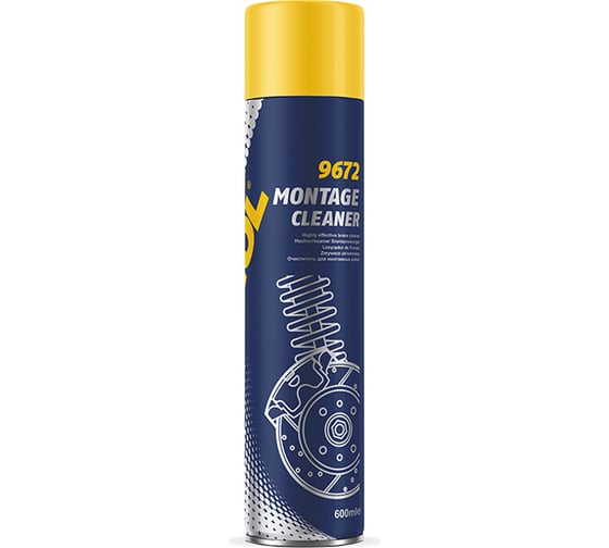 Очиститель для монтажных работ MANNOL MONTAGE CLEANER, 600 мл 2418
