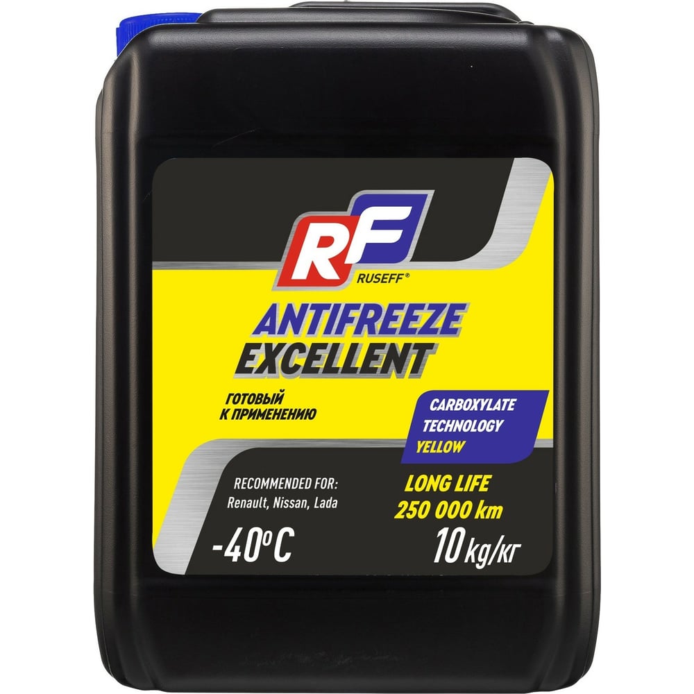 Антифриз RUSEFF ANTIFREEZE EXCELLENT OAT 10кг 17375N - выгодная цена ...