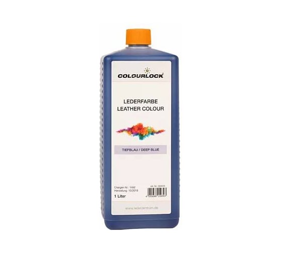 Краска для кожи Koch Chemie COLOURLOCK темно-синий Lederfarbe tiefblau 1000 мл LZ-224420 1