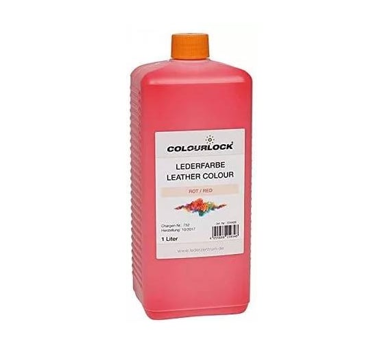 Краска для кожи Koch Chemie COLOURLOCK красная Lederfarbe rot 1л LZ-224406 1