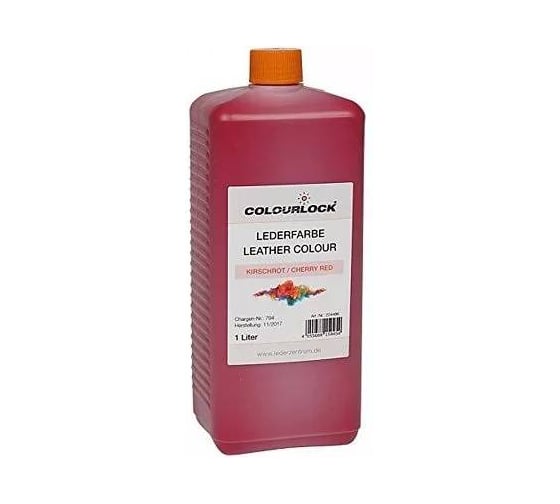 Краска для кожи Koch Chemie COLOURLOCK вишнево-красный Lederfarbe kirschrot 1000 мл LZ-224486 1