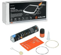 Клей для вклейки стёкол AIRLINE PRO(набор: клей PU 310мл.,праймер,аппликатор,очист.cтекла, струны) ADGC050