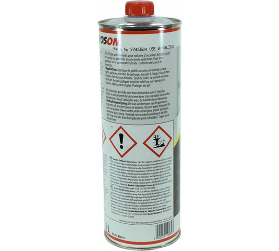 Полироль для кузова TEROSON WX 180 POLISH 1000 мл 796923