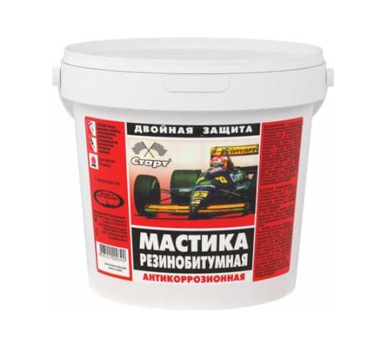 Мастика резинобитумная СТАРТ 5.5 л 4607952901506