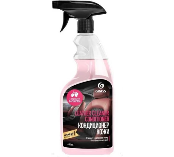 Очиститель-кондиционер кожи Grass Leather Cleaner Conditioner Барбарис (флакон) 110530