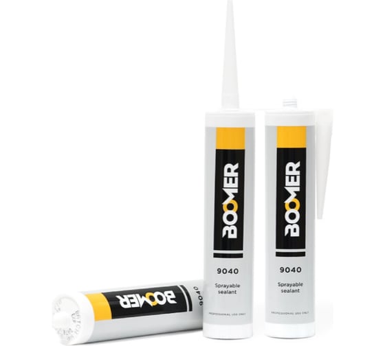 Герметик распыляемый гибридный полимерный BOOMER бежевый, 290 мл 9040 beige 1