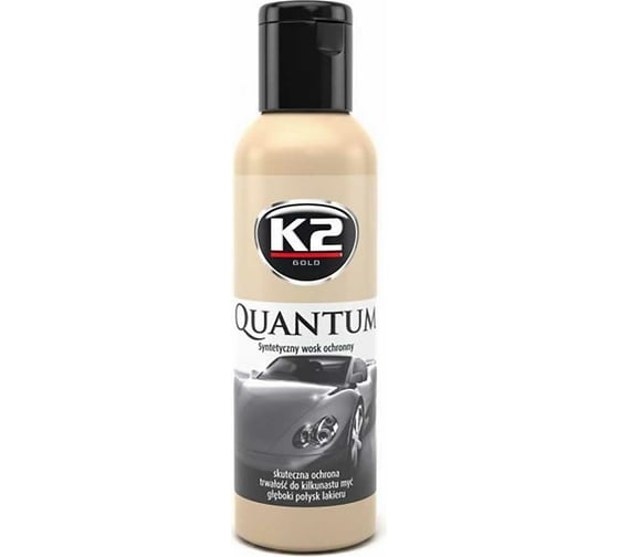 Защитный синтетический воск K2 GOLD QUANTUM с микрофиброй, 140 гр. G010 1