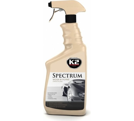Жидкий синтетический воск K2 GOLD SPECTRUM спрей 700 мл + аппликатор G020