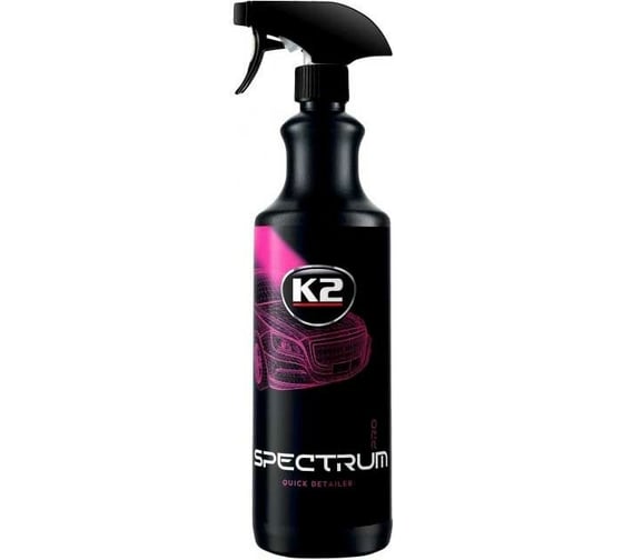 Жидкий синтетический воск K2 SPECTRUM PRO, спрей 1000 мл D3001