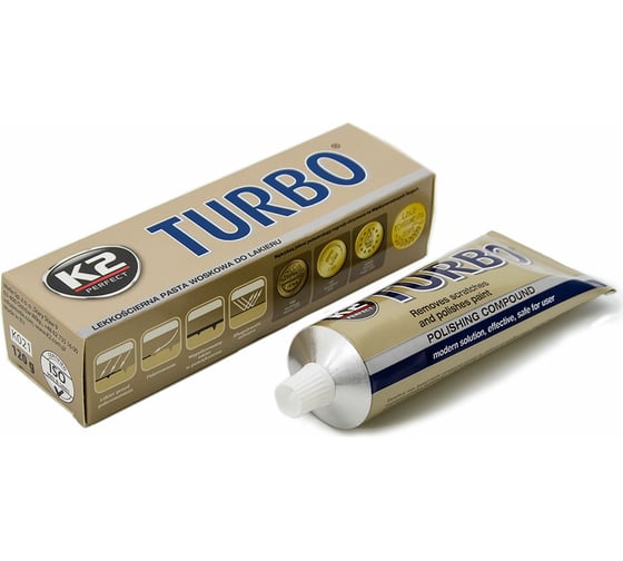 Полировочная паста K2 TURBO Tempo, 120 гр. EK0013