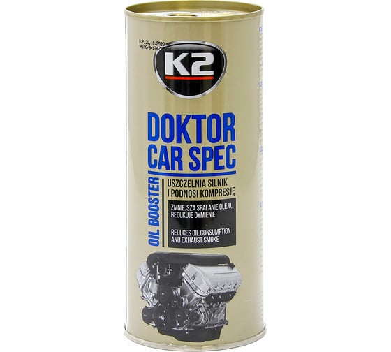 Присадка в масло K2 Doktor Car Spec восстанавливающая, 443 мл T350