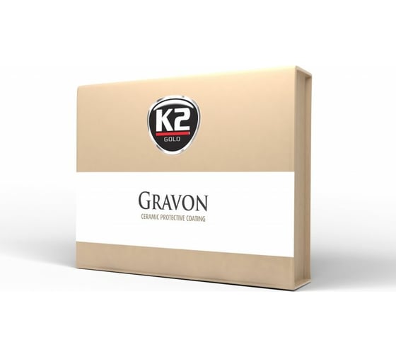 Керамическое защитное покрытие жидкое стекло K2 GOLD GRAVON 50мл + аппликатор, салфетка G030