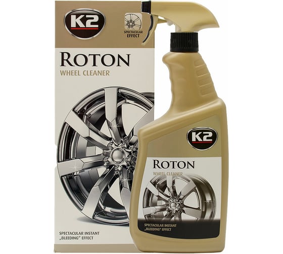 Очиститель дисков и колпаков K2 GOLD ROTON, спрей 700 мл G167
