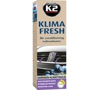 Очиститель-освежитель кондиционера K2 KLIMA FRESH черника, аэрозоль 150 мл K222BB