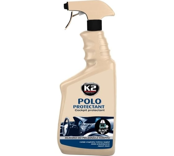 Полироль пластика K2 POLO PROTECTANT black man, спрей 770 мл K417BL 1