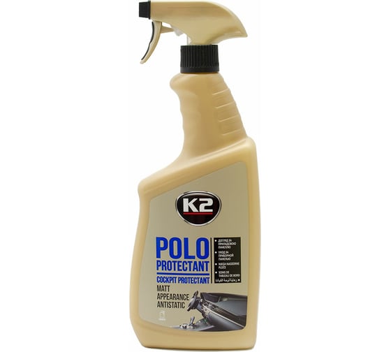 Полироль пластика K2 POLO PROTECTANT, спрей 770 мл K417