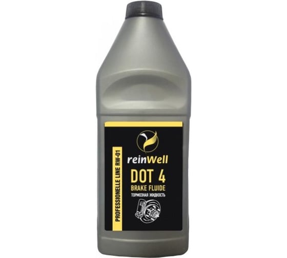 Тормозная жидкость ReinWell DOT 4 RW-01 (0,910кг) 32051