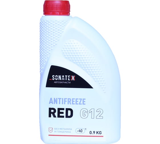Антифриз Sonatex красный, 0.9 кг 102622 1