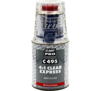 Лак HB BODY 495 EXPRESS SEMI GLOSS 4:1 (1 л; отвердитель H727 Polar 0.25 л; комплект) 4950207271